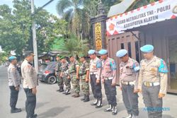 TNI-Polri Bangun Posko Netralitas di Alun-alun Klaten, Siap Terima Aduan Warga