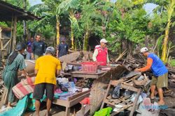 Rumah di Bayat Klaten Mendadak Ambruk saat Tak Ada Hujan dan Angin Kencang
