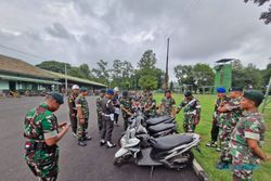 Penertiban Knalpot Brong, Motor TNI di Semarang hingga Solo Dicek Denpom