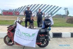 Anggota Molis Soloraya Sukses Touring dengan Motor Listrik hingga Mandalika