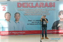Tuntas Subagyo Deklarasikan Tikus Pithi Hanata Baris Dukung Prabowo-Gibran