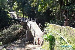 Jembatan Antardukuh di Gondang Sragen Putus Diterjang Banjir