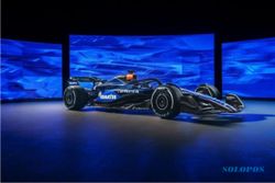 Mobil Balap Formula 1 Tim Williams FW46 Didominasi Warna Biru