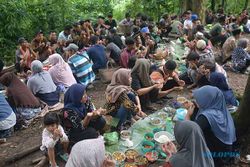 Guyub Warga Makan Bersama di Tradisi Nyadran Babadan Temanggung