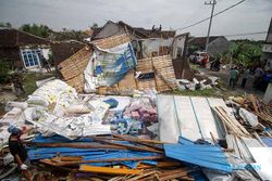 Dampak Angin Puting Beliung di Sidoarjo, 200 Rumah Rusak dan 1 Orang Meninggal
