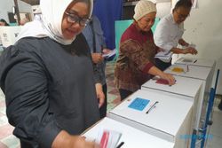 Masuk Daftar Pemilih Tambahan, Bupati Sragen Habiskan 5 Menit di Bilik Suara