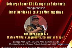 Ketua PPS Langenharjo Meninggal, KPU Sukoharjo Pastikan Tidak Saat Bertugas