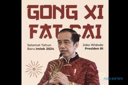 Imlek, Presiden Jokowi Ajak Rayakan Keberagaman Budaya di Tahun Baru Naga Kayu