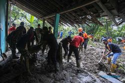 Bencana Tanah Longsor di Gedangsari Gunungkidul, 2 Rumah Rusak Tertimbun