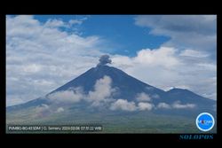 Gunung Semeru Luncurkan Abu Vulkanik Tiap Hari, BPBD Lumajang Siapkan Masker
