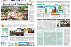 Solopos Hari Ini : Tanggul Jebol, Grobogan Banjir