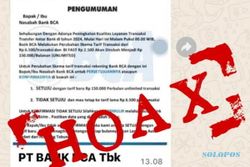 Catat! BCA Tegaskan Perubahan Transfer Antarbank Jadi Rp150.000 adalah Hoaks