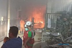Pabrik Garmen PT Andalan Jaten Karanganyar Terbakar