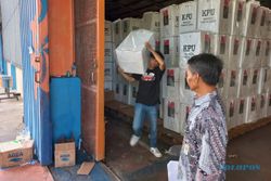 Logistik Pemilu Didistribusikan ke 26 Kecamatan di Klaten, Pengamanan Berlapis