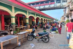 Pasar Gedhe Klaten Sepi di Hari Coblosan Pemilu 2024