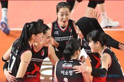 Kalahkan Red Sparks, Pink Spiders Naik ke Peringkat 1 Liga Voli Putri Korea