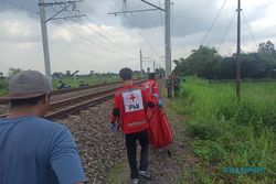 Tertabrak KA dan Terseret 100 Meter di Prambanan Klaten, Pria Lansia Meninggal