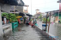 Hujan Deras Guyur Solo, Kampung Todipan Purwosari Solo Tergenang Air