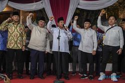 Prabowo Sampaikan Pidato Kemenangan Usai KPU Umumkan Hasil Pemilu 2024