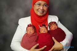 Seorang Ibu asal Karanganyar Lahirkan 3 Bayi Kembar di RSUD Sragen
