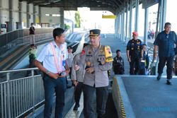 Pejabat Polda Jateng Mengecek Stasiun Klaten Jelang Arus Mudik Lebaran