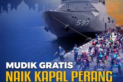 Simak! Syarat & Cara Daftar Mudik Gratis Lebaran 2024 Pakai Kapal Perang TNI AL