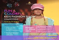 The Sunan Hotel Solo Gelar Kids Fashion Show Competition, Hadiah Jutaan Rupiah!