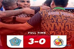 Menang Besar 3-0 Atas Semen Padang, PSBS Biak di Ambang Juara Liga 2 2023/2024