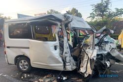 Kronologi Kecelakaan Maut 2 Minibus di Bulusulur Wonogiri, Awalnya Pecah Ban