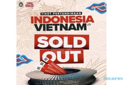 SUGBK Lautan Merah! Tiket Pertandingan Indonesia vs Vietnam Ludes Terjual