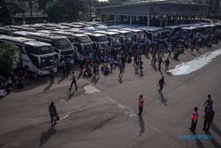25 Bus Antar 1.056 Peserta Arus Balik Gratis Kemenhub dari Solo ke Jakarta
