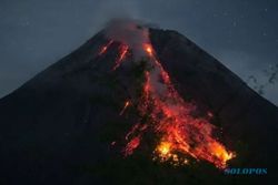 Meletus Lagi, Gunung Merapi Muntahkan Enam Kali Guguran Lava Sejauh 1,5 Km