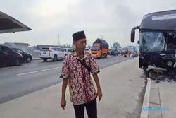 Kecelakaan KM 58 Tol Jakarta-Cikampek: Kenek Bus Primajasa Terjepit