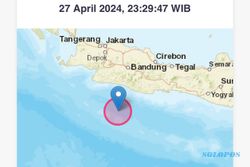 Tengah Malam, Gempa M 6,5 Guncang Garut, Getaran Terasa hingga Jawa Timur