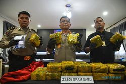 Polrestabes Medan Tangkap Kurir Narkoba Jaringan Malaysia, Sita 23,8 Kg Sabu