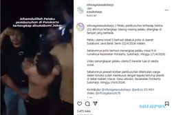 Pelaku Utama Pembunuhan Perempuan di Polokarto Sukoharjo Ditangkap Polisi