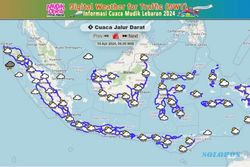 Berikut Ramalan Cuaca Arus Balik Jalur Darat Lebaran 2024 di Seluruh Indonesia