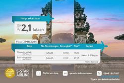 Dorong Pertumbuhan Pariwisata, Garuda Indonesia Buka Rute Manado-Denpasar PP