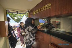 Penukaran Uang Bank Indonesia di Balaikota Solo Diwarnai Antrean Mengular