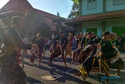 Keren! Siswa SMKN 8 Solo Tampilkan Flashmob Tari Jaranan Rayakan Kelulusan