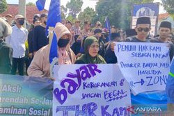 Nilai UMK Terendah Se-Jatim, Ratusan Buruh di Situbondo Unjuk Rasa saat May Day