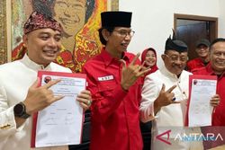 Maju Lagi di Pilwalkot Surabaya 2024, Eri Cahyadi-Armuji Resmi Daftar di PDIP