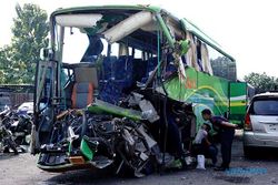 Kecelakaan Bus Study Tour di Tol Jombang, Sopir Ditetapkan sebagai Tersangka