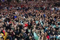 Momen Euforia Nobar Timnas Indonesia U-23 Vs Irak di Sejumlah Daerah