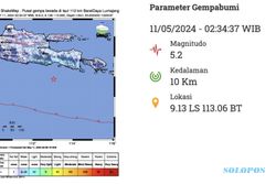 Gempa M 5,2 di Lumajang Hari Ini Tak Berpotensi Tsunami, Penyebab Menurut BMKG