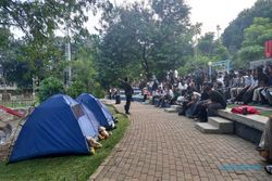 Aksi Bela Palestina, Mahasiswa Undip Semarang Dirikan Tenda di Kampus