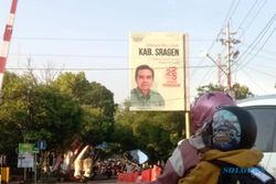 Jelang Pilkada, Kepala Disperkimtaru Sragen "Tes Ombak" dengan Pasang Baliho