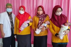 3 Bayi Kembar Identik Lahir di RSU Assalam Gemolong Sragen, Begini Kondisinya