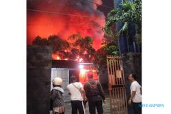 Bukan 9, Ada 7 Rumah yang Terbakar Dekat FO Manahan Solo