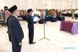 KPU Karanganyar Lantik 531 Anggota PPS, Mayoritas Wajah Lama